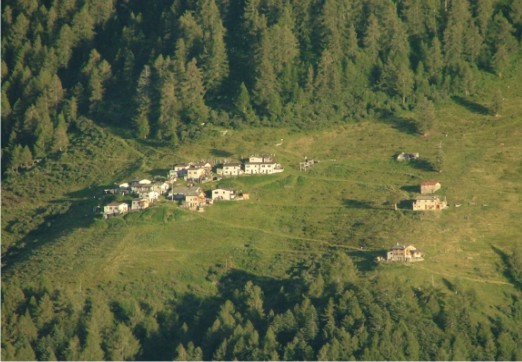 Panorama dell'alpeggio