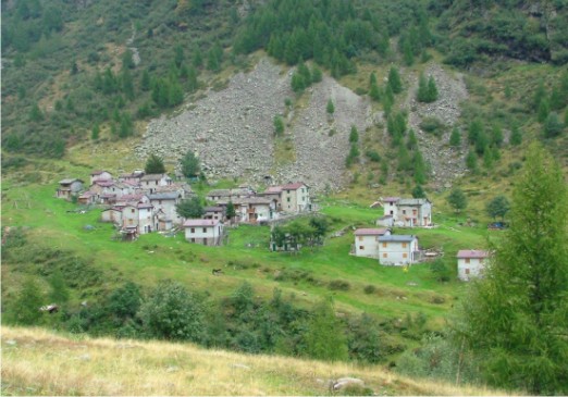 Panorama dell'alpeggio