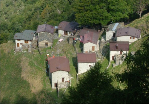 Panorama dell'alpeggio