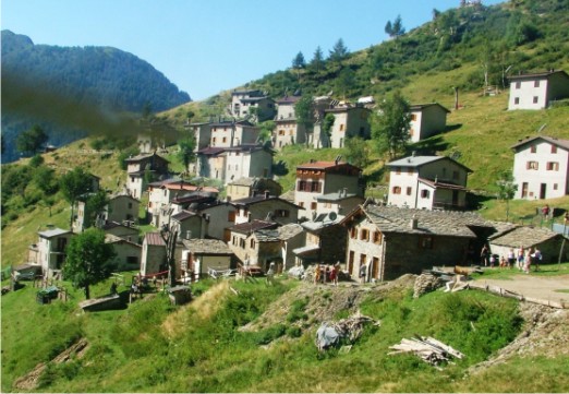 Panorama dell'alpeggio